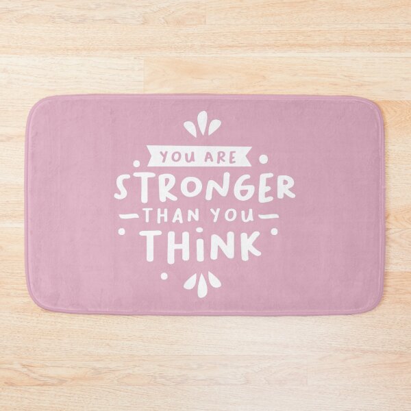 Item preview, You are stronger than you think, Motivational Quote designed and sold by graphic-genie.