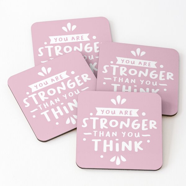 Item preview, You are stronger than you think, Motivational Quote designed and sold by graphic-genie.