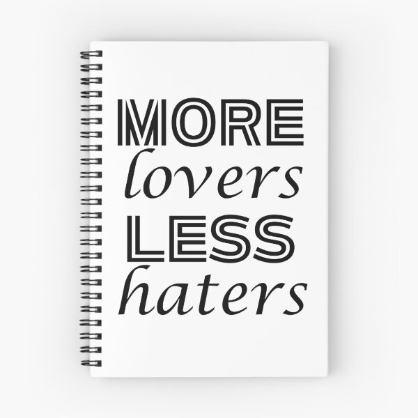 Item preview, More Lovers Less Haters | Spreading Positivity And Reducing Negativity designed and sold by SpeakLifeHQ.