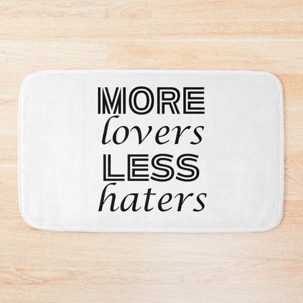 Item preview, More Lovers Less Haters | Spreading Positivity And Reducing Negativity designed and sold by SpeakLifeHQ.