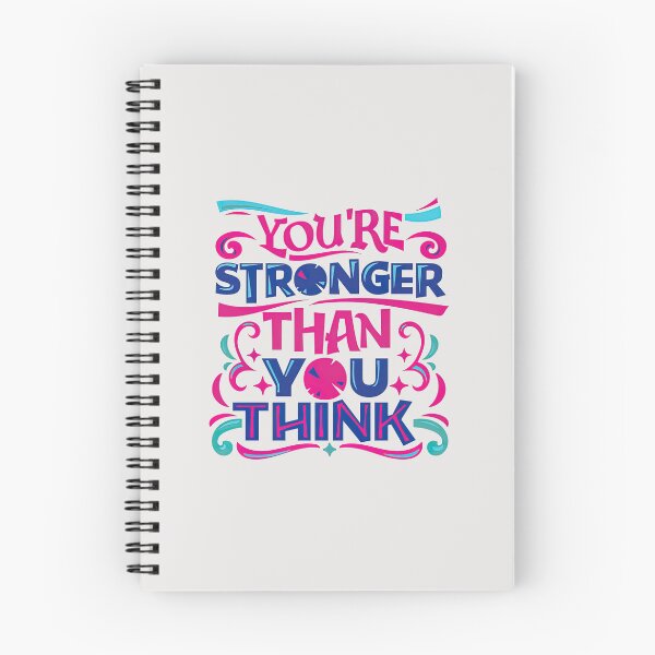 Item preview, You are stronger than you think, Motivational Quote designed and sold by graphic-genie.