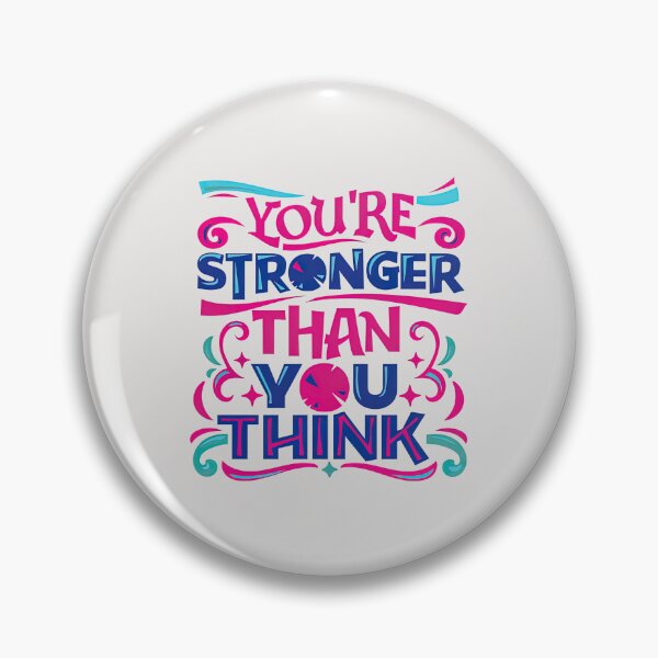 Item preview, You are stronger than you think, Motivational Quote designed and sold by graphic-genie.