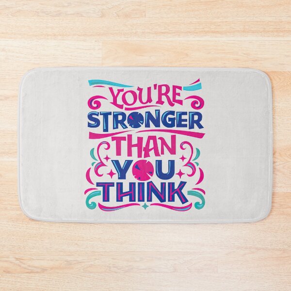 Item preview, You are stronger than you think, Motivational Quote designed and sold by graphic-genie.