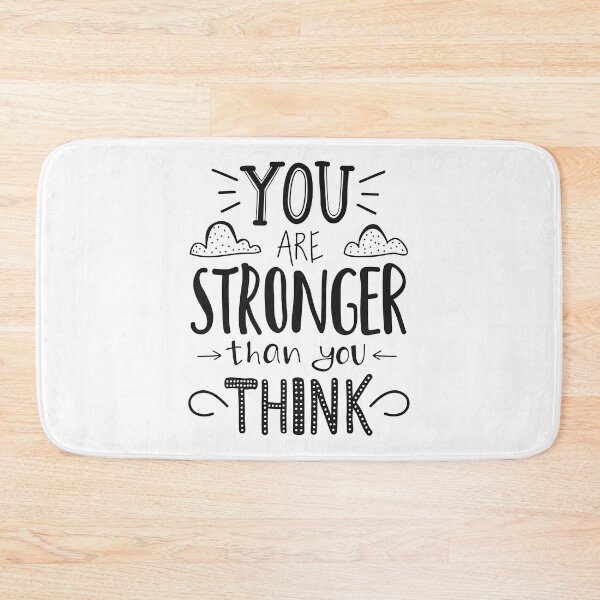 Item preview, You are stronger than you think, Motivational Quote designed and sold by graphic-genie.