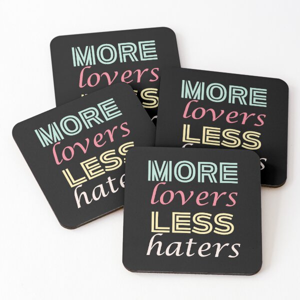 Item preview, More Lovers Less Haters | Spreading Positivity And Reducing Negativity designed and sold by SpeakLifeHQ.