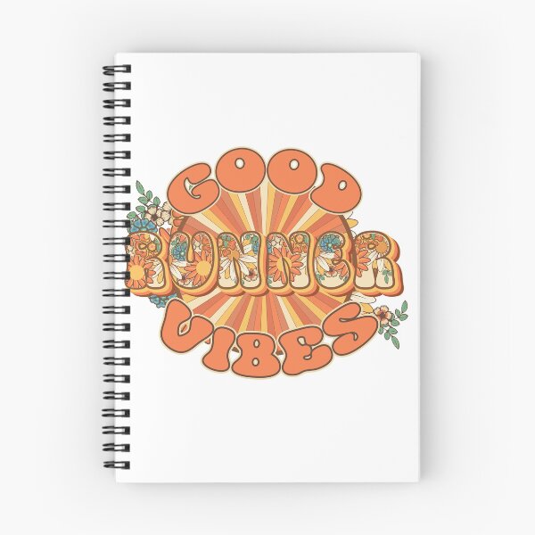 Item preview, Good vibes Runner retro quote  gift for running Vintage floral pattern designed and sold by HomeCoquette.