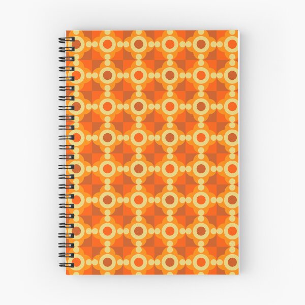 Item preview, retro seventies orange pattern designed and sold by pauloneill-art.