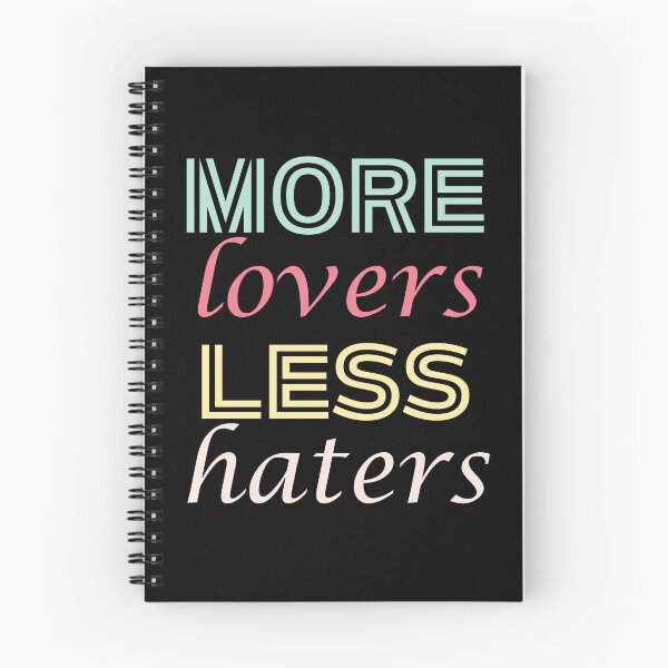 Item preview, More Lovers Less Haters | Spreading Positivity And Reducing Negativity designed and sold by SpeakLifeHQ.