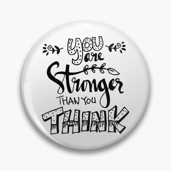 Item preview, You are stronger than you think, Motivational Quote designed and sold by graphic-genie.