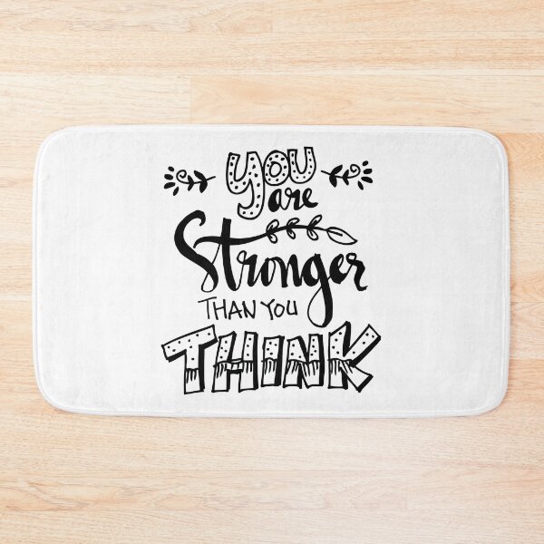 Item preview, You are stronger than you think, Motivational Quote designed and sold by graphic-genie.