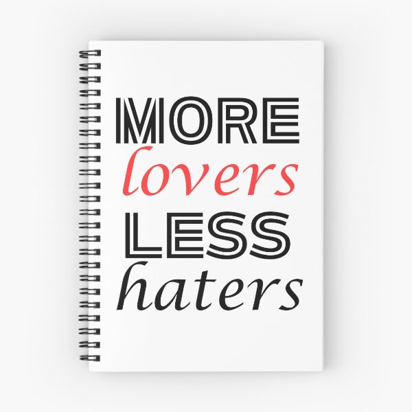 Item preview, More Lovers Less Haters | Spreading Positivity And Reducing Negativity designed and sold by SpeakLifeHQ.