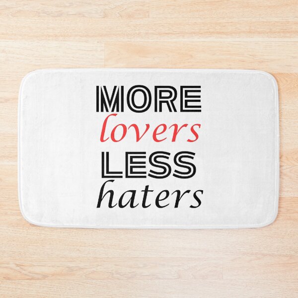 Item preview, More Lovers Less Haters | Spreading Positivity And Reducing Negativity designed and sold by SpeakLifeHQ.