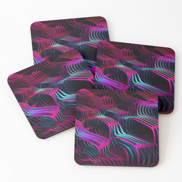 Item preview, Neon 3D pattern designed and sold by Jackflash2023.