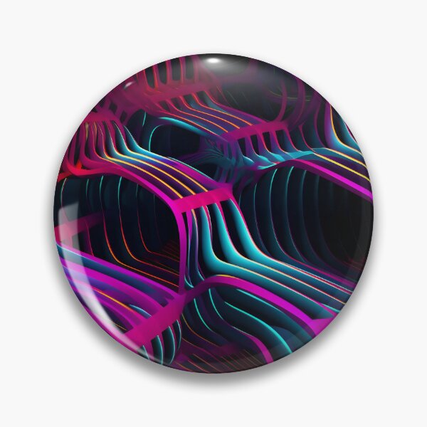 Item preview, Neon 3D pattern designed and sold by Jackflash2023.