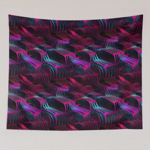 Item preview, Neon 3D pattern designed and sold by Jackflash2023.