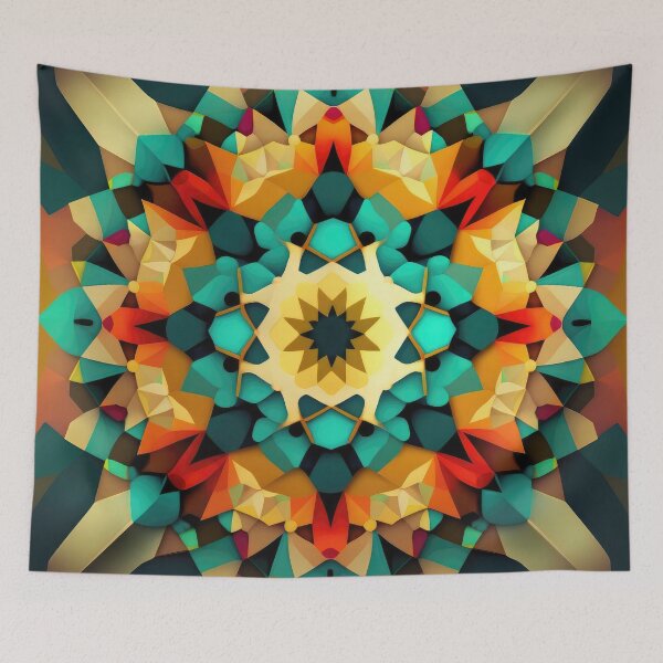 Artikelvorschau, Kaleidoscopic Mandala entworfen und verkauft von SeedDesign.