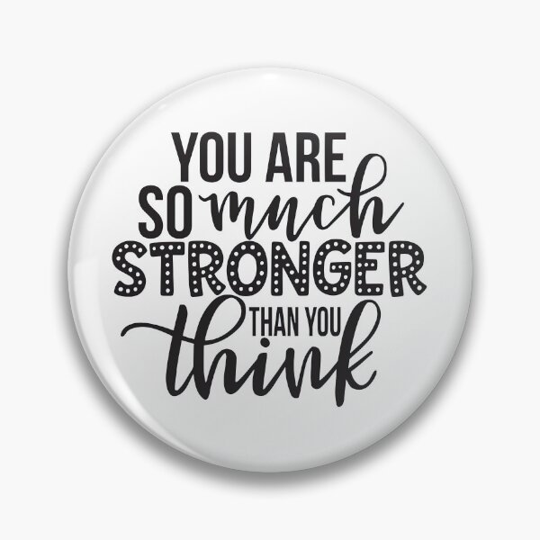 Item preview, You are stronger than you think, Motivational Quote designed and sold by graphic-genie.