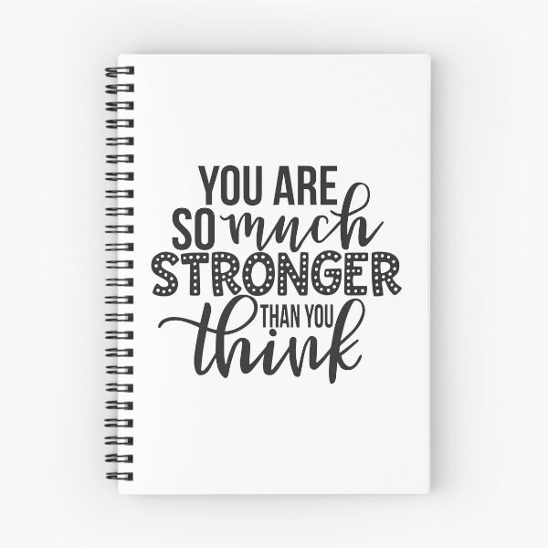 Item preview, You are stronger than you think, Motivational Quote designed and sold by graphic-genie.