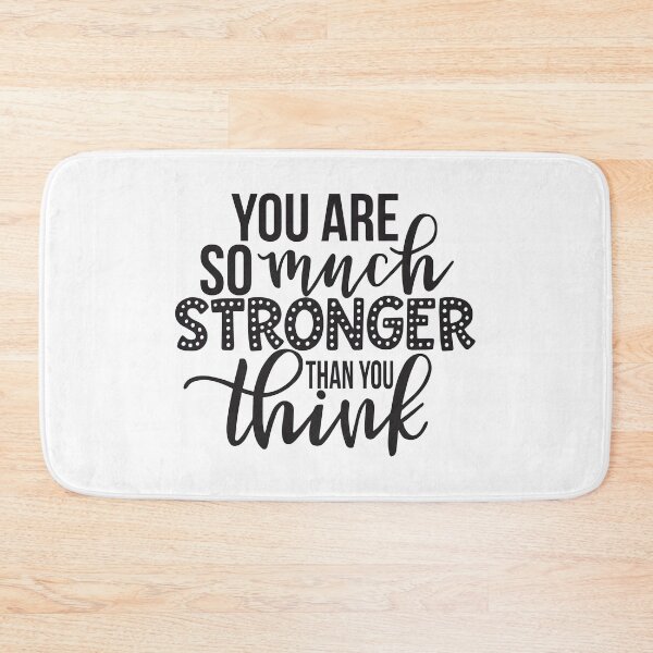 Item preview, You are stronger than you think, Motivational Quote designed and sold by graphic-genie.