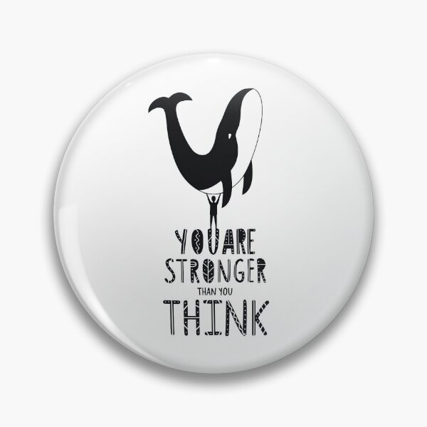 Item preview, You are stronger than you think, Motivational Quote designed and sold by graphic-genie.
