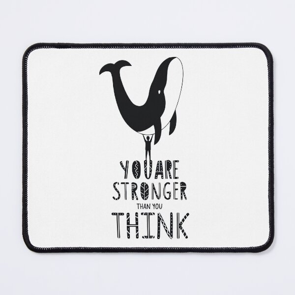 Item preview, You are stronger than you think, Motivational Quote designed and sold by graphic-genie.