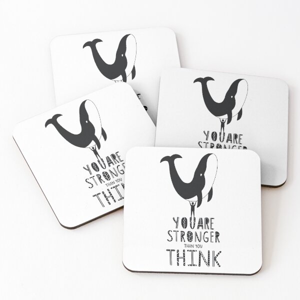 Item preview, You are stronger than you think, Motivational Quote designed and sold by graphic-genie.