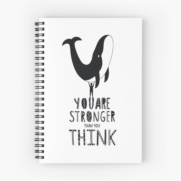 Item preview, You are stronger than you think, Motivational Quote designed and sold by graphic-genie.
