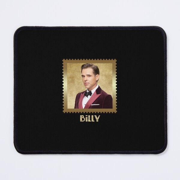 Artikelvorschau, Y&R Character Stamp BILLY (on Black) entworfen und verkauft von PawsitiveMum3.