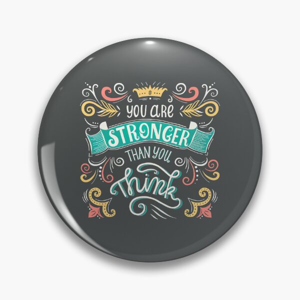 Item preview, You are stronger than you think, Motivational Quote designed and sold by graphic-genie.
