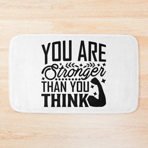 Item preview, You are stronger than you think, Motivational Quote designed and sold by graphic-genie.