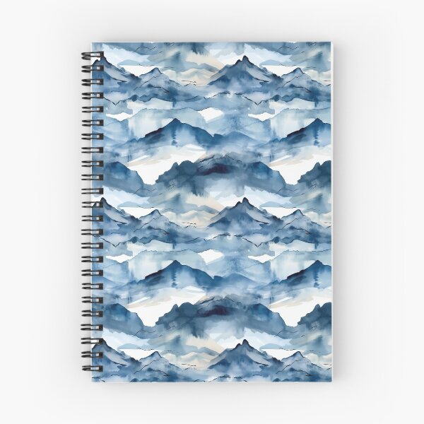 Item preview, Abstract Watercolor Ink Pattern Mountain Landscape designed and sold by Cody Bertasso.