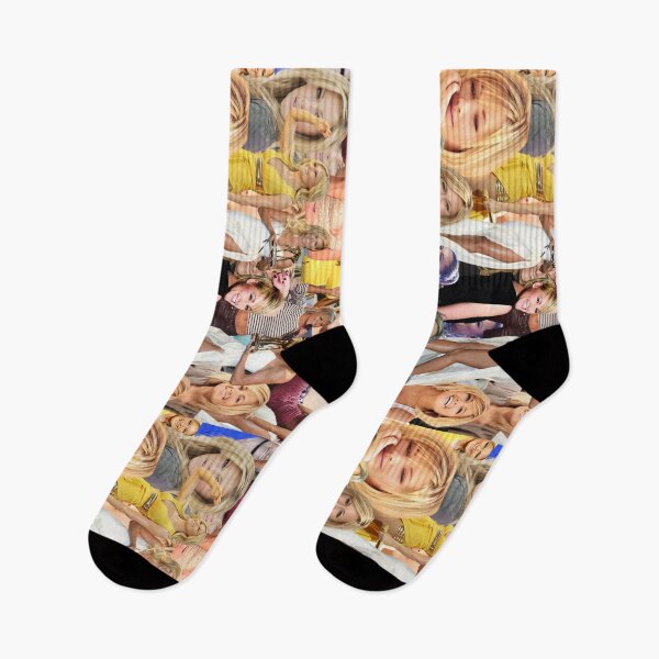 Item preview, Helene Fischer German Singer Lateral Collage Pattern  designed and sold by CollageHeaven.