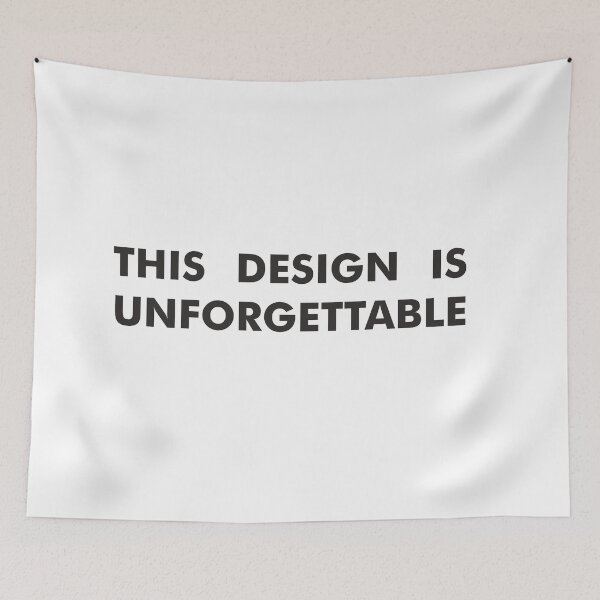 Item preview, THIS DESIGN IS UNFORGETTABLE designed and sold by goatboyjr.