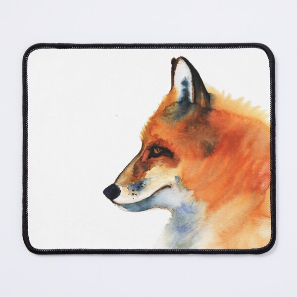 Item preview, Watercolor illustration, portrait of fox designed and sold by Olga Berlet.