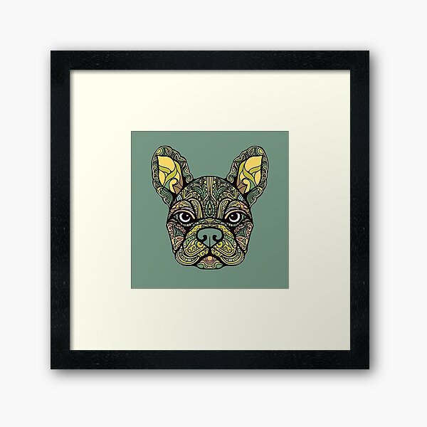 Artikel-Vorschau von Mandala French bulldog cute artistic bulldog, designt und verkauft von MDCGraphics.