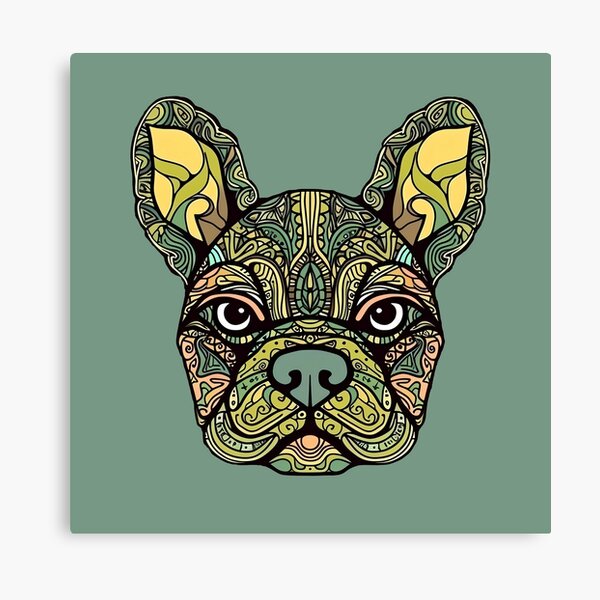 Artikel-Vorschau von Mandala French bulldog cute artistic bulldog, designt und verkauft von MDCGraphics.