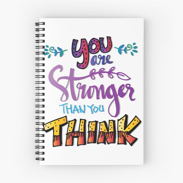Item preview, You are stronger than you think, Motivational Quote designed and sold by graphic-genie.