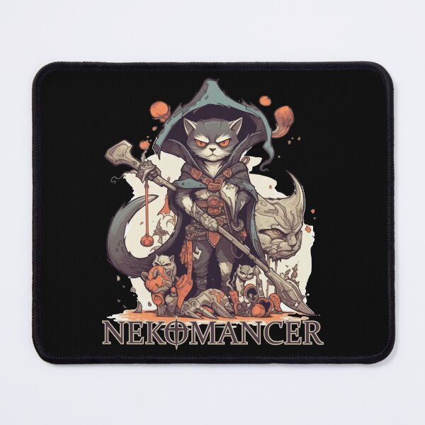 Item preview, The Nekomancer - Necromancer Cat designed and sold by kittengallery.