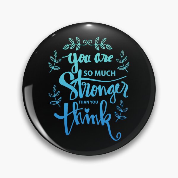 Item preview, You are stronger than you think, Motivational Quote designed and sold by graphic-genie.