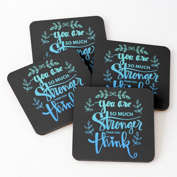 Item preview, You are stronger than you think, Motivational Quote designed and sold by graphic-genie.