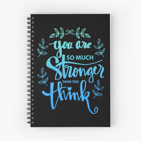 Item preview, You are stronger than you think, Motivational Quote designed and sold by graphic-genie.
