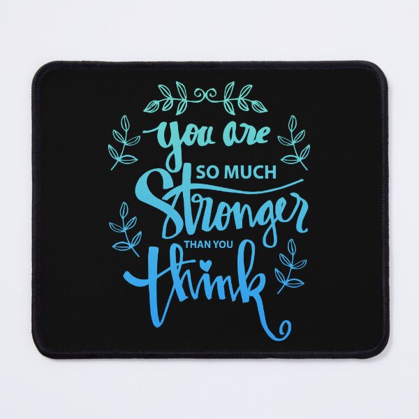Item preview, You are stronger than you think, Motivational Quote designed and sold by graphic-genie.