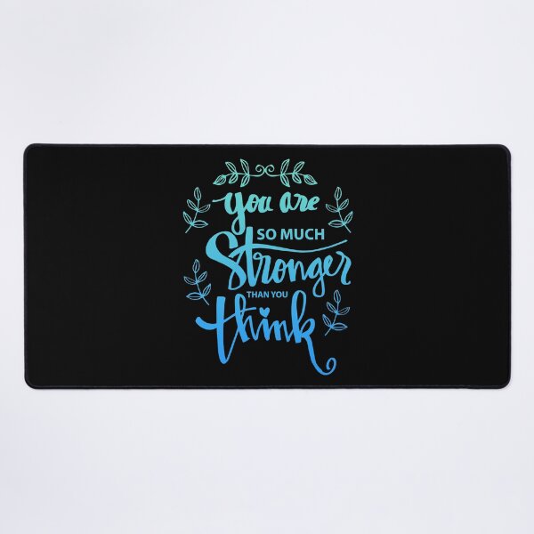 Item preview, You are stronger than you think, Motivational Quote designed and sold by graphic-genie.