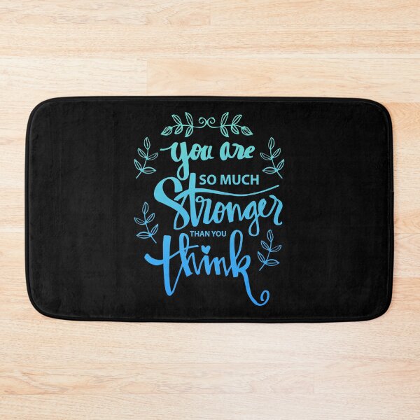 Item preview, You are stronger than you think, Motivational Quote designed and sold by graphic-genie.