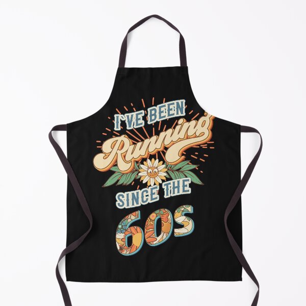 Item preview, I`ve been running since the 60s Groovy retro quote gift for running Vintage floral pattern designed and sold by HomeCoquette.