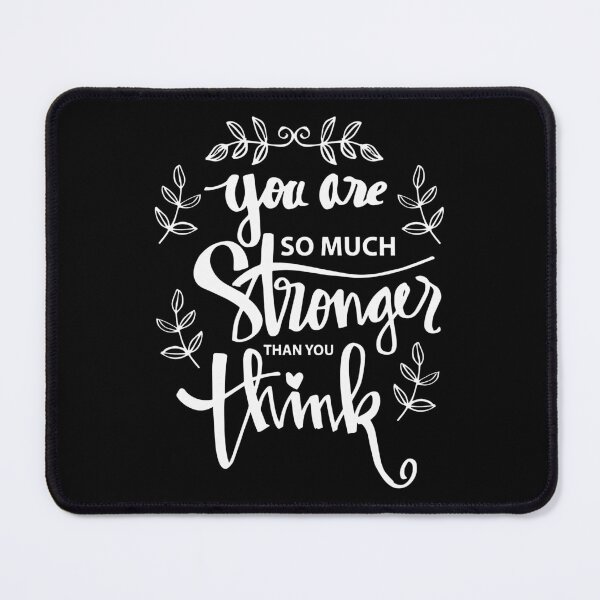 Item preview, You are stronger than you think, Motivational Quote designed and sold by graphic-genie.