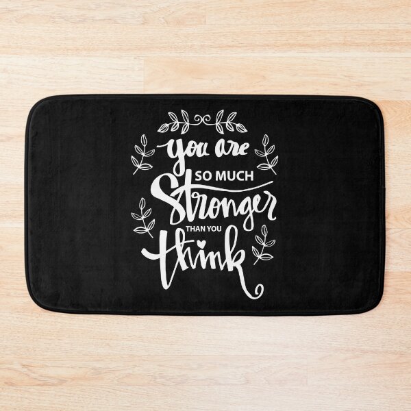 Item preview, You are stronger than you think, Motivational Quote designed and sold by graphic-genie.