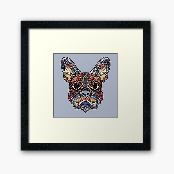 Artikel-Vorschau von Mandala French bulldog cute artistic bulldog, designt und verkauft von MDCGraphics.