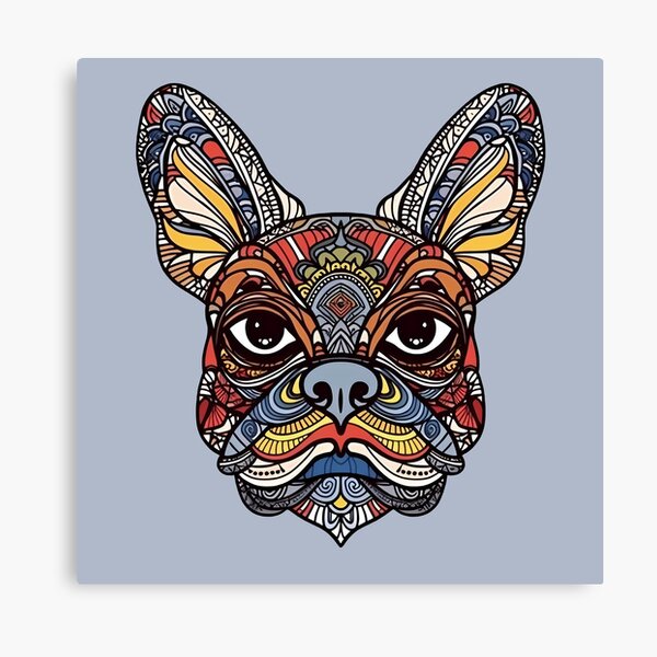 Artikel-Vorschau von Mandala French bulldog cute artistic bulldog, designt und verkauft von MDCGraphics.