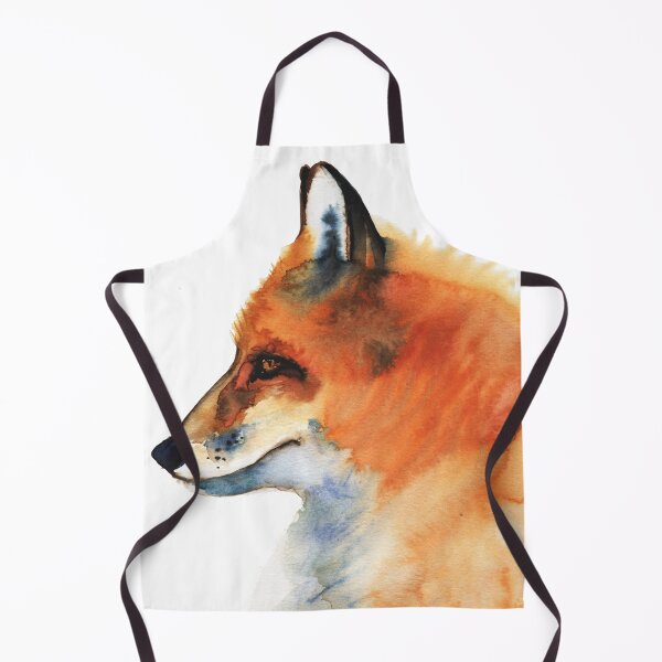 Item preview, Watercolor illustration, portrait of fox designed and sold by Olga Berlet.